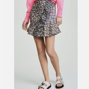 Isabel Marant Etoile Multicolor Patterned Skirt
